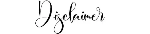 website disclaimer